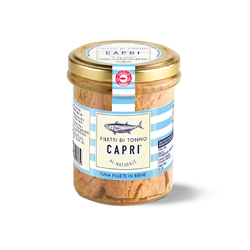 Tonno Capri - Filetti al Naturale - Vaso vetro