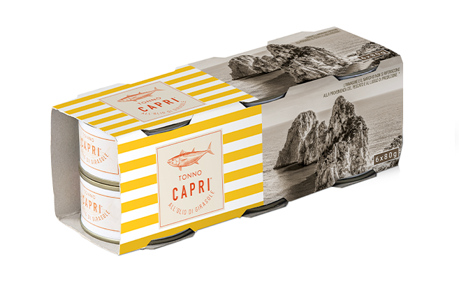 Salmon fillets in sunflower oil – Tonno Capri